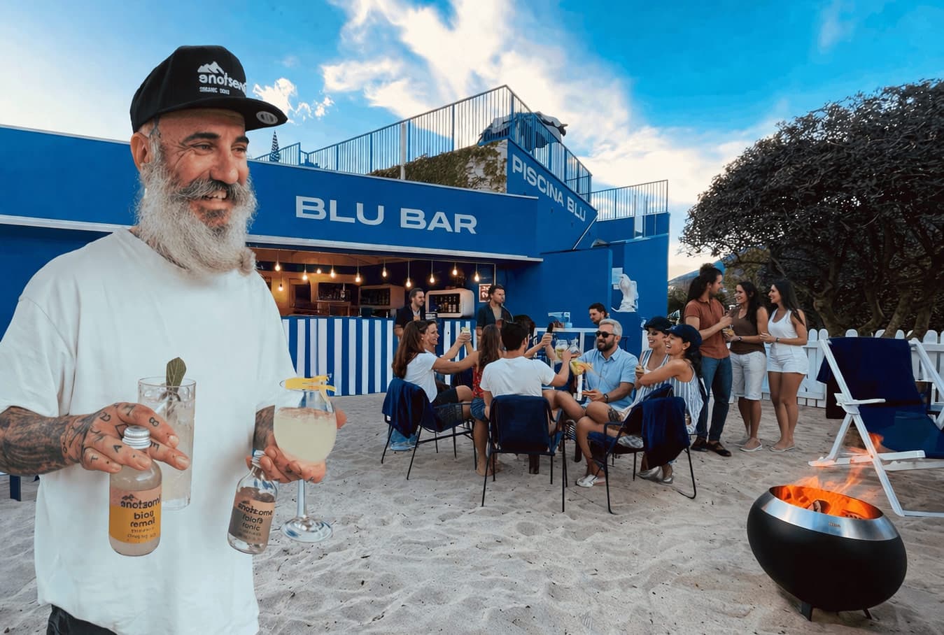 Blu Bar, sera